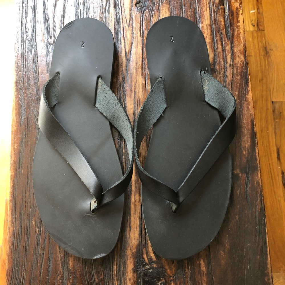 Greek leather sandals/flip flops